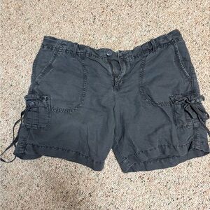 American Eagle Outfitters Dark Gray Cargo Shorts